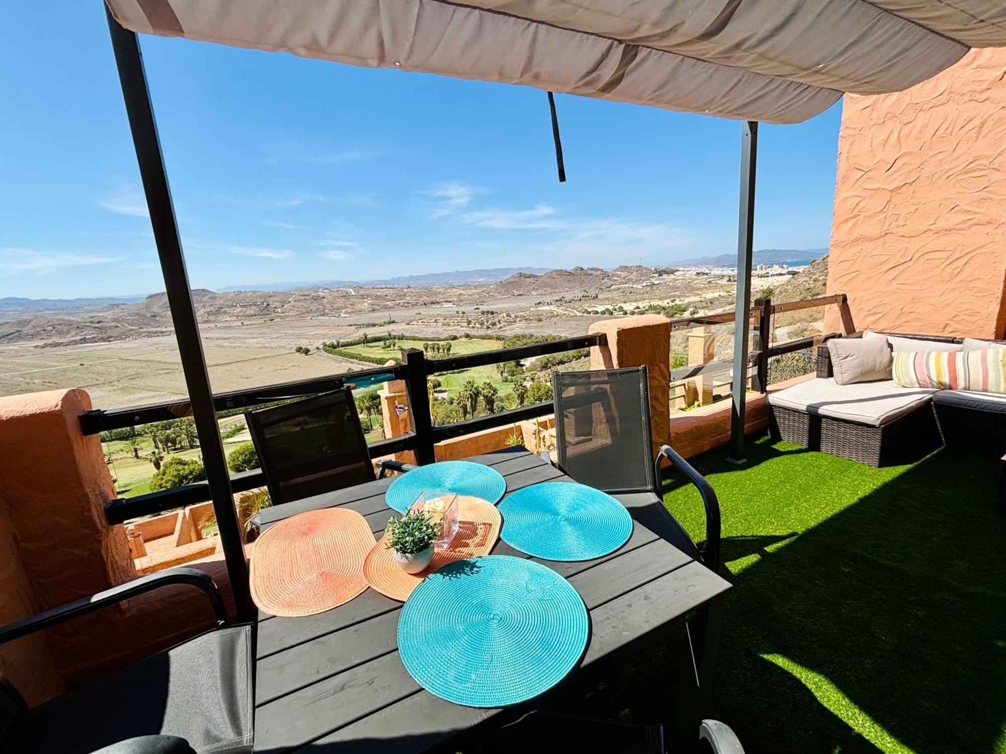 Magnificent Apartment Mar'Y'Golf With Spectacular View! High-Speed Internet, Remote Work Mojácar Kültér fotó